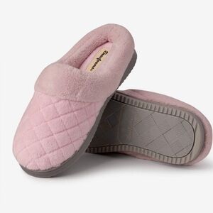 Dearfoams Women's Libby Quilted Terry Clog Indoor/Outdoor Slipper